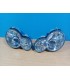 WD FAROS MERCEDES CLASE C SPORT COUPE C203 01-04 FONDO CROMO R145837C1