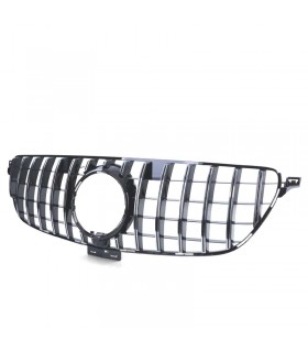 CX PARRILLA MERCEDES GLE COUPE C292 15-19 LOOK GT-R PANAMERICANA CROMO NEGRO CAMARA C030115C10