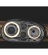 DW FAROS VOLKSWAGEN VW GOLF 4 LOOK R32 OJOS ANGEL FONDO CROMO R145299C4