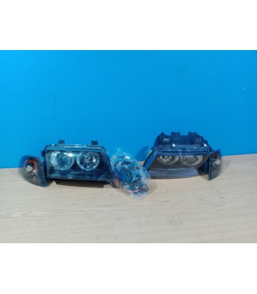 DW FAROS AUDI A4 B5 94-98 OJOS ANGEL CLASSIC NEGROS R011257C2