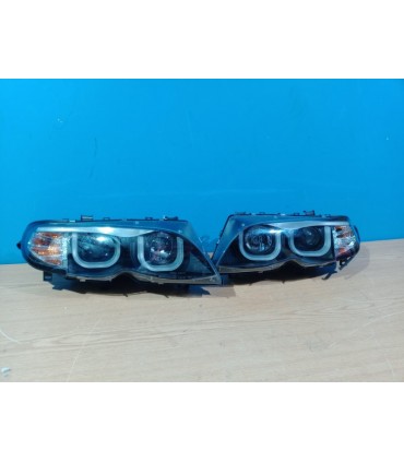 CX FAROS BMW E46 01-05 OJOS ANGEL TUBE LIGHT LED U FONDO NEGRO R145887C1
