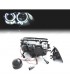 AZ FAROS BMW E46 4 PUERTAS 98-01 OJOS ANGEL CCFL FONDO NEGRO H7 H7 R146888C6