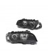 AZ FAROS BMW E46 COUPE CABRIO 99-03 OJOS ANGEL LED NEGROS R011351C2