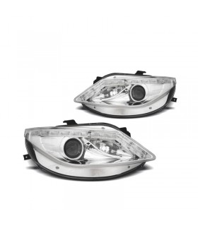 DW FAROS PARA SEAT IBIZA 6J 08-12 LUZ DIURNA FONDO CROMO R148340C2