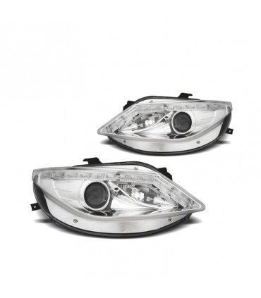 DW FAROS PARA SEAT IBIZA 6J 08-12 LUZ DIURNA FONDO CROMO R148340C2