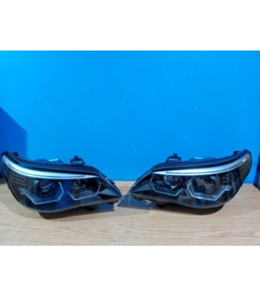 QJ FAROS BMW E60 E61 03-07 ANGEL EYES LED U HALO FONDO NEGRO R020188C6