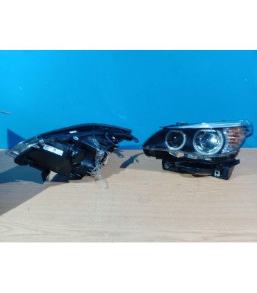 DW FAROS XENON BMW E60 E61 03-04 OJOS ANGEL CCFL D2S FONDO NEGRO R148710C1
