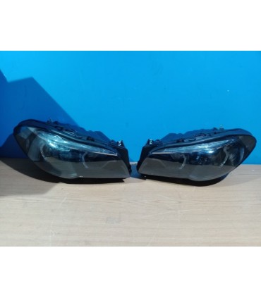DW FAROS BMW F10 F11 13-16 BI-XENON OJOS ANGEL LED 3D DRL DINAMICOS NEGRO R017795C1