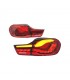 DW PILOTOS FULL LED BMW F32 F33 F36 LIGHT BAR OLED FONDO ROJO 13-18 R020080C1