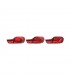 DW PILOTOS FULL LED BMW F32 F33 F36 LIGHT BAR OLED FONDO ROJO 13-18 R020080C1