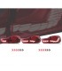 DW PILOTOS FULL LED BMW F32 F33 F36 LIGHT BAR OLED FONDO ROJO 13-18 R020080C1