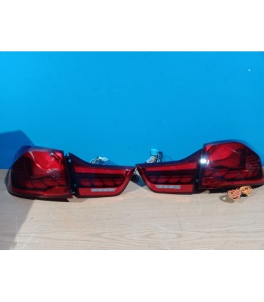 DW PILOTOS FULL LED BMW F32 F33 F36 LIGHT BAR OLED FONDO ROJO 13-18 R020080C1
