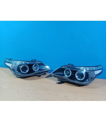 DW FAROS BMW E60 E61 03-07 LED OJOS ANGEL NEGROS R011333C5