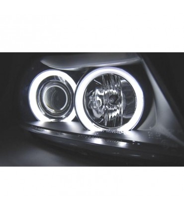 DC FAROS BMW E90 E91 05-08 OJOS ANGEL CCFL FONDO NEGRO R145752C6