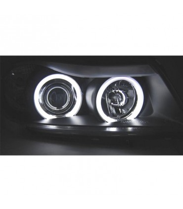 DC FAROS BMW E90 E91 05-08 OJOS ANGEL CCFL FONDO NEGRO R145752C6