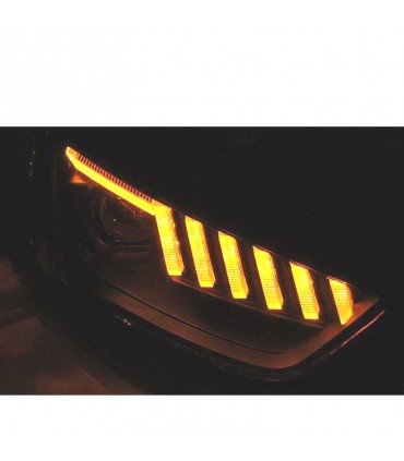 DW FAROS AUDI A4 B8 12-15 XENON + LED DINÁMICO NEGRO R012149C1