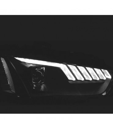 DW FAROS AUDI A4 B8 12-15 XENON + LED DINÁMICO NEGRO R012149C1