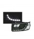 CX FAROS VOLKSWAGEN VW T4 TRANSPORTER 90-03 LUZ DIURNA LED FONDO NEGRO R145490C2