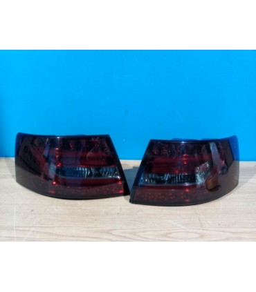 CB PILOTOS LED BAR ROJO AUDI A6 C6 SEDAN 04-08 AHUMADO 6 PINS R010957C3