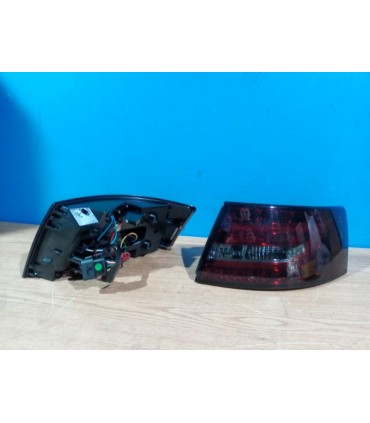 CB PILOTOS LED BAR ROJO AUDI A6 C6 SEDAN 04-08 AHUMADO 6 PINS R010957C3