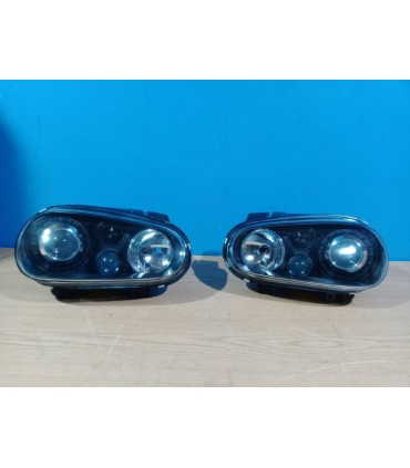 CX FAROS VOLKSWAGEN VW GOLF 4 LOOK R32 FONDO NEGRO R145298C1