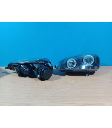 DW FAROS VOLKSWAGEN VW GOLF 5 03-08 OJOS ANGEL FONDO NEGRO R145314C3