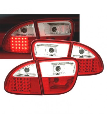CX PILOTOS SEAT LEON 99-05 LED ROJO CROMO R145123C2