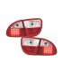 CX PILOTOS SEAT LEON 99-05 LED ROJO CROMO R145123C2