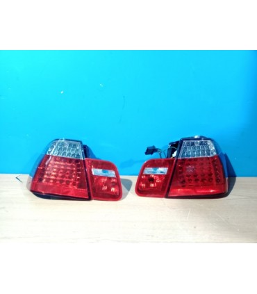 CX PILOTOS LED BMW E46 BERLINA 98-01 ROJO CROMO LOOK M3 R147435C1