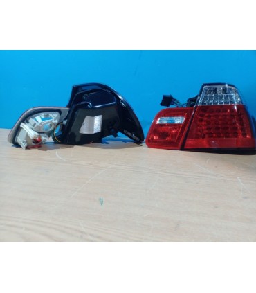 CX PILOTOS LED BMW E46 BERLINA 98-01 ROJO CROMO LOOK M3 R147435C1