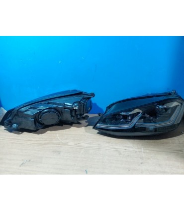 CX FAROS VOLKSWAGEN VW GOLF 7 12-17 DRL DINAMICOS NEGROS LOOK 7.5 R LINE R012837C10