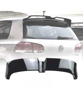 BY ALERON SPOILER VOLKSWAGEN VW GOLF 6 08-12 LOOK OETTINGER NEGRO BRILLO C011802C1