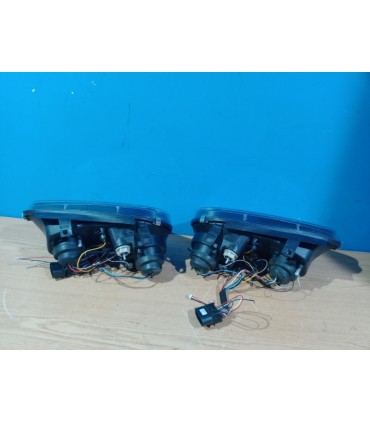 DW FAROS VOLKSWAGEN VW GOLF 4 OJOS ANGEL LED LOOK R32 FONDO NEGRO R020013C14