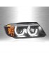 DW FAROS BMW E90 E91 05-08 OJOS ANGEL LED 3D FONDO NEGRO R147665C10