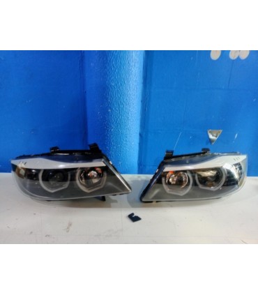 DW FAROS BMW E90 E91 05-08 OJOS ANGEL LED 3D FONDO NEGRO R147665C10
