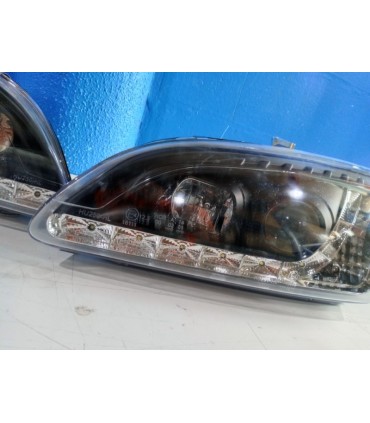 DW FAROS FORD FOCUS 04-08 LUZ DIURNA LED FONDO NEGRO R147020C1