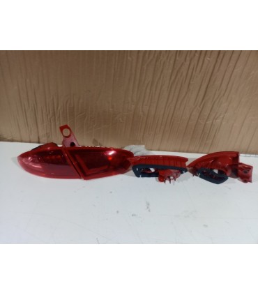 CX PILOTOS PARA SEAT LEON 1P 09-12 LIGHT BAR ROJO AHUMADO R148336C9