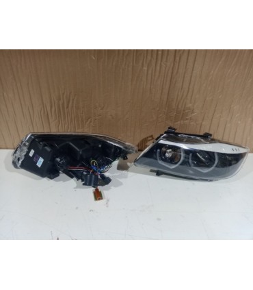 BY FAROS BMW E90 E91 05-08 OJOS ANGEL LED 3D FONDO NEGRO R147665C11