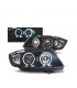 CX FAROS BMW E90 E91 05-08 OJOS ANGEL FONDO NEGRO CCFL R011318C1
