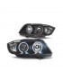 CX FAROS BMW E90 E91 05-08 OJOS ANGEL FONDO NEGRO CCFL R011318C1