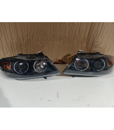 CX FAROS BMW E90 E91 05-08 OJOS ANGEL FONDO NEGRO CCFL R011318C1