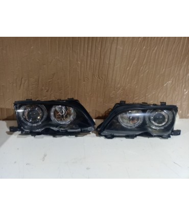 DW FAROS BMW E46 OJOS ANGEL LED CCFL 4 PUERTAS 01-05 FONDO NEGRO R148660C8