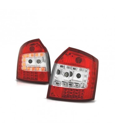 BY PILOTOS AUDI A4 B6 AVANT 00-04 LED ROJO CROMO R146583C1
