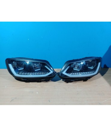 CX FAROS PARA VOLKSWAGEN VW TOURAN II 10-15 NEGROS TRU DRL CON INTERMITENTE LED DINAMICO R012926C1