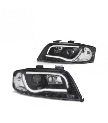 DW FAROS LED AUDI A6 01-04 LUZ DIURNA NEGRO R011288C2