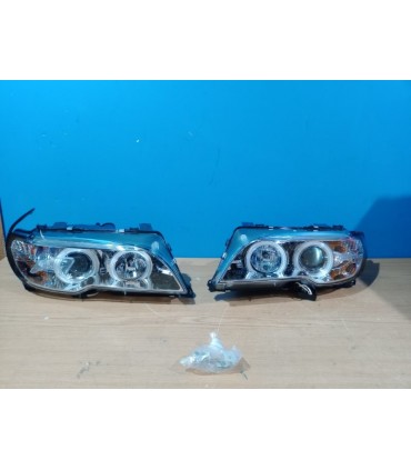 CX FAROS BMW E46 COUPE 03-06 XENON OJOS ANGEL CCFL FONDO CROMADO R008062C3