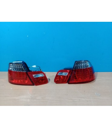 DW PILOTOS BMW E46 COUPÉ 99-03 LED ROJO CROMO LOOK M3 R145968C15