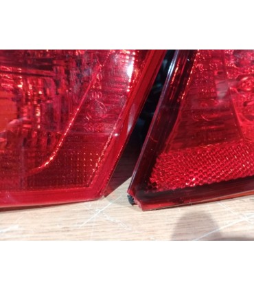 DW PILOTOS BMW E46 COUPÉ 99-03 LED ROJO CROMO LOOK M3 R145968C15