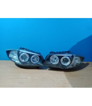 OL FAROS BMW E81 E87 E82 E88 OJOS ANGEL FONDO NEGRO R145166C7