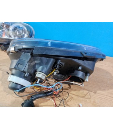 DW FAROS VOLKSWAGEN VW GOLF 4 OJOS ANGEL LED LOOK R32 FONDO NEGRO R020013C15